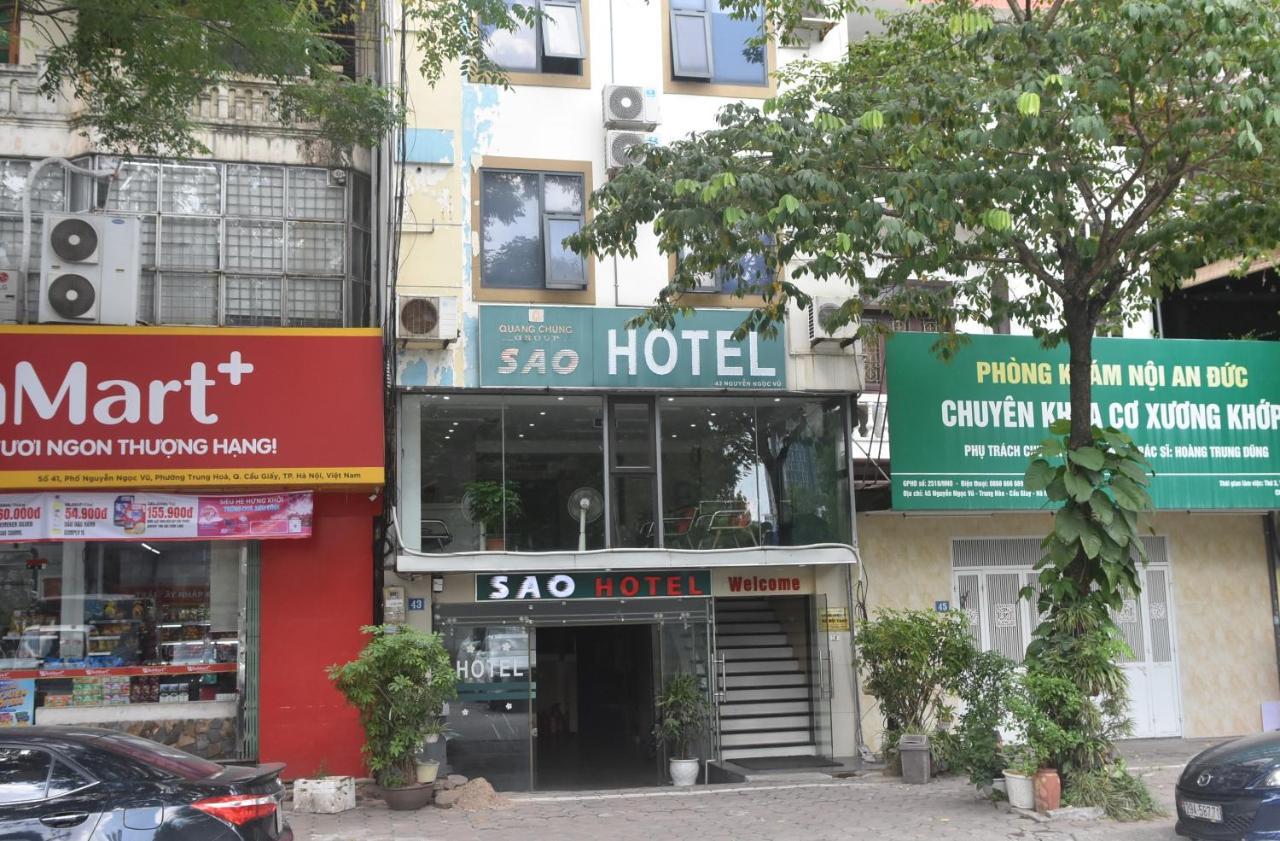 Sao Hotel Nguyen Ngoc Vu Hanoi Buitenkant foto